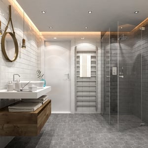 barrier-free shower door