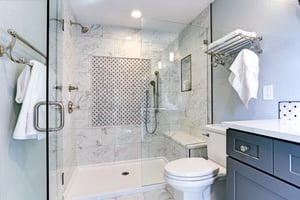 swinging shower doors